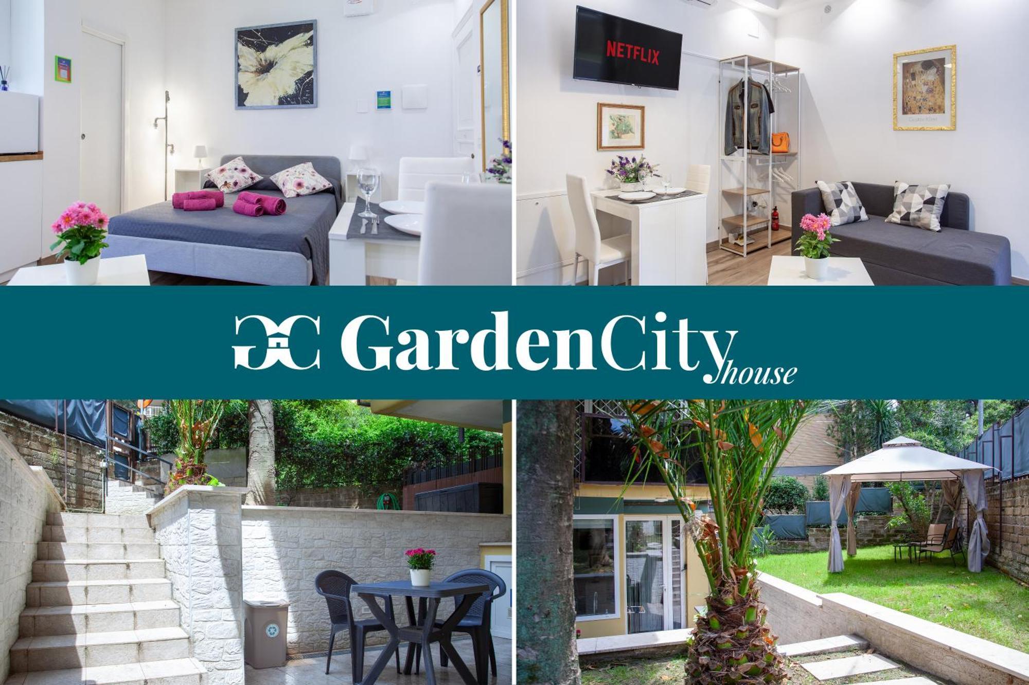 Garden City House Roma - Casa Con Giardino Privato المظهر الخارجي الصورة